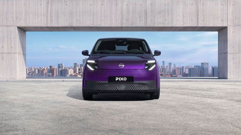 Vor allem die Front des Pixo ist optisch eigenständig. (Bild: Nissan)