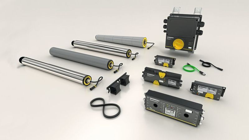 Mit der neuen DC Platform mit aufeinander abgestimmten „RollerDrives“, Steuerungen und Netzteilen bietet Interroll Industrie-4.0-Funktionalität für den Materialfluss. (Interroll)
