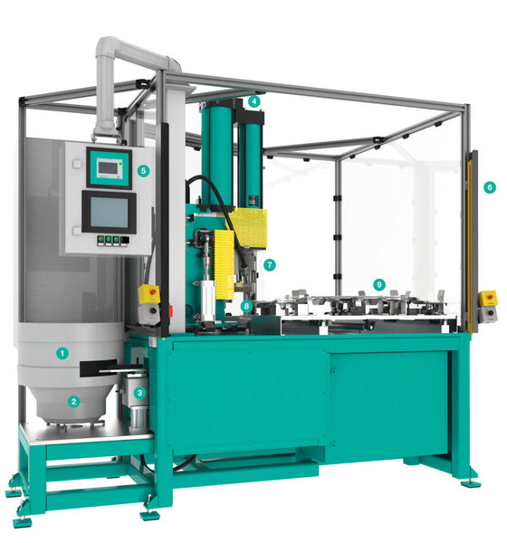 Zur Verarbeitung von Funktionselementen stellt TOX Handarbeitsplätze oder vollautomatisierte Anlagen her. (TOX Pressotechnik)