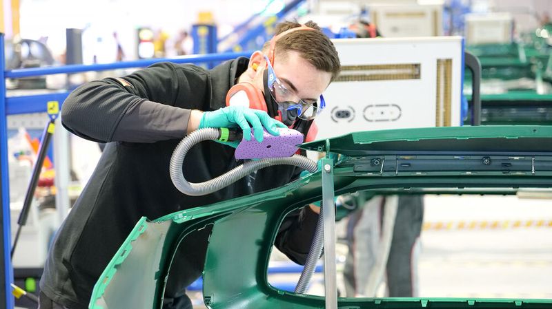 Der zweite deutsche Teilenehmer in einem Autoberuf war de Fahrzeuglackierer Noah Seiler. (Bild: Schmidt VCG)