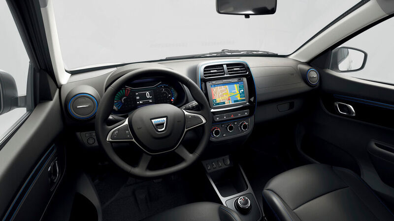 Gegen Aufpreis wird es den Spring mit Infotainmentsystem und großem Touchscreen geben. (Renault)