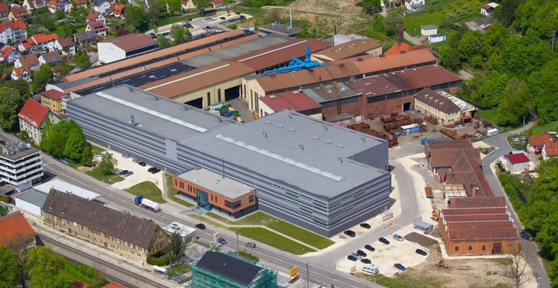 Das Werk von SHW High Precision Casting Technology – der graue Block ist die MT, die heute nicht mehr zum Unternehmen gehört. (SHW High Precision Casting Technology)