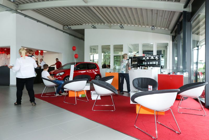... wie die Kundenwartezone. (Bild: Seat)