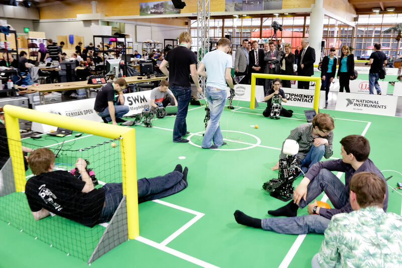 Spannender Roboterwettbewerb: Rückblick auf den Robocup 2013. (Bild: Robocup/Andreas Lander)