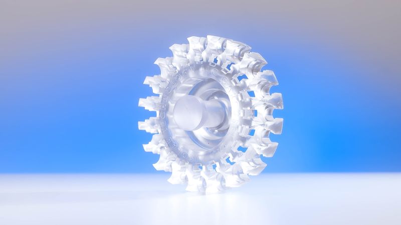 Beim Polyjet-3D-Druck entstehen detaillierte, glatte Teile mit scharfen Kanten und komplexen Geometrien – inklusive Vollfarben- und Multimaterialbaugruppen aus nur einem einzigen Durchlauf. (Bild:  Xometry)