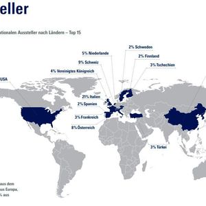 So gliederte sich die Ausstellerstruktur der SPS 2022 in Sachen Internationalität.(Bild:  Mesago)