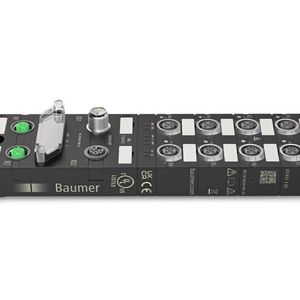 The latest generation IO-Link Master from Baumer enables fast cycle times of up to 400 µs and real-time capability to fully exploit the potential of fast IO-Link sensors. Additionally, the master provides up to 4 A per port for connecting power-hungry actuators. (Image:Baumer)