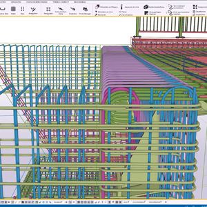 Bewehrungsdetail: Bewehrungsdetails einer Brücke (Bild: Trimble Germany GmbH)