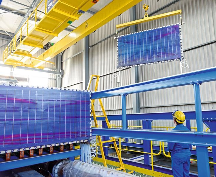 Dazu gehören eine Wasserelektrolyse mit bis zu 500 MW auf dem Steag-Gelände in Duisburg-Walsum, basierend auf Technologie von Thyssenkrupp (Thyssenkrupp)