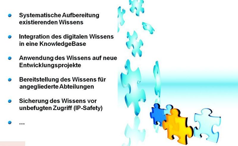 Existierendes Prozesswissen wird automatisiert und sicher in einer speziellen Knowledge-Base abgelegt, aus der der Anwender sehr schnell Nutzen generieren kann. (Archiv: Vogel Business Media)