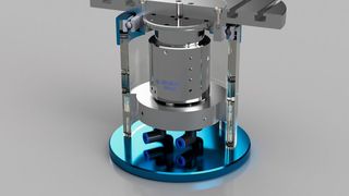 Ein Drehtisch mit Deublin-Hybrid-Drehdurchführung. (Deublin/IHW Marketing)