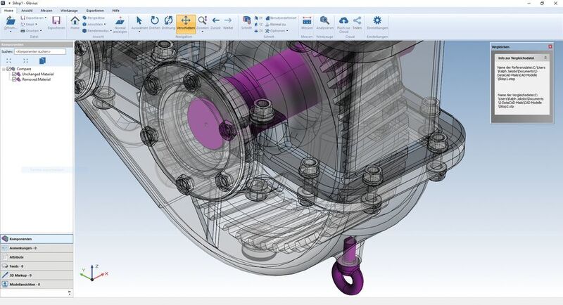 Die Data-CAD Software & Services GmbH hat die neue Version des 3D-CAD-Viewers Glovius eingeführt. Durch die Unterstützung neuer Formate und Funktionen soll der Nutzwert für den Anwender stark steigen. (Data-CAD)