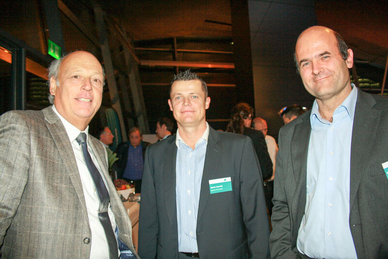 Volker Reuß (ITR), Horst Gerold (Gerold ITK) und Wolfgang Grupp (Heldele) (Bild: C4B)