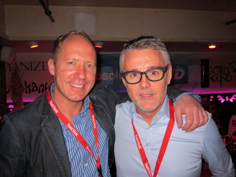 Sascha Böhmer (l.), SanDisk, und Sven Rathjen, Western Digital         (IT-BUSINESS/Besa Agaj)