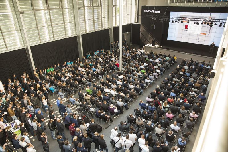 Der Shopware Community Day 2014 (hier bei der Keynote) war schon zehn Tage im Voraus ausverkauft. (Bild: Shopware)