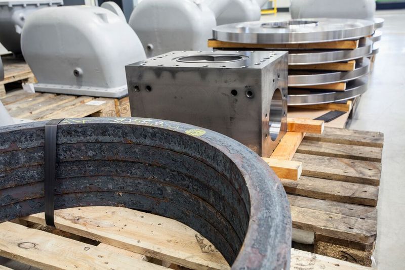 So sieht es im Rohmateriallager aus. (Bild: Berghoff)