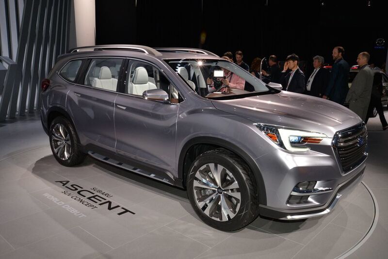 Der Ascent ist ein Siebensitzer-SUV und soll nächstes Jahr das Flaggschiff von Subaru werden.  (Newspress)