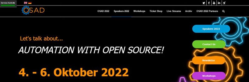 Die digitale Souveränität, das weltweite Internet und die Cloud-Provider waren das Keynote-Thema bei den Open Source Automation Days 2022 von ATIX