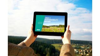 The Sustainability Report is an important component of the Arburg-Green-World program, with which the company has enshrined sustainability through resource efficiency, a reduced carbon footprint and circular economy as important goals.  (Source: Arburg)