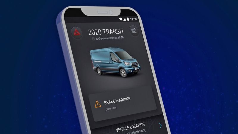 Das „Ford Liive“-Programm soll die Ausfallzeiten und Werkstattaufenhalte vernetzter Fahrzeugen der Transit-Klasse reduzieren.(Bild:  Ford)