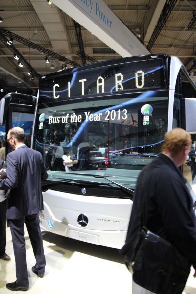 Der Citaro von Mercedes ist von Europas Branchenjournalisten zum „Bus des Jahres 2013“ gewählt worden. (Bild: Fouhy)