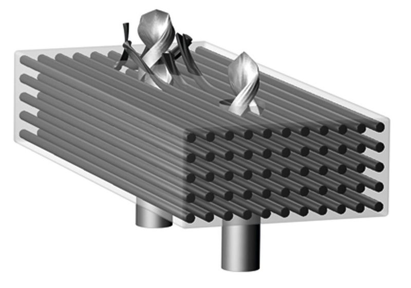 Neue Werkstoffe bringen neue Herausforderungen: Beim Einsatz von Bohrern sind unter anderem die Gefahren der Delamination und Gratbildung zu bewältigen. Bild: Hoffmann Group (Archiv: Vogel Business Media)