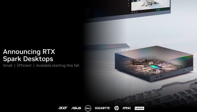 Die kompakten RTX-Spark-Desktops sind quasi die Windows-Varianten der DGX-Spark-Rechner mit Linux. Auch hier nennt Nvidia bereits eine ganze Reihe von Herstellern.  (Bild: Nvidia)