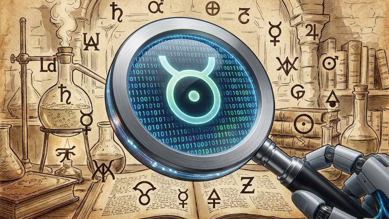 Mithilfe von KI analysieren Forscher alchemistische Schriften. Sie suchen brauchbare naturwissenschaftliche Erkenntnisse und wollen vielversprechende alte Experimente im Labor nachstellen. (Symbolbild)(Bild:  KI-generiert / Gemini)