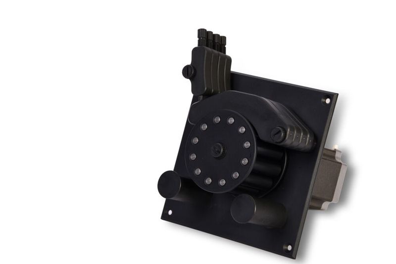Pompa peristaltica (versione OEM) modello Precision Standard a 4 canali, ad esempio per analizzatori ICP (Immagine:Spetec)
