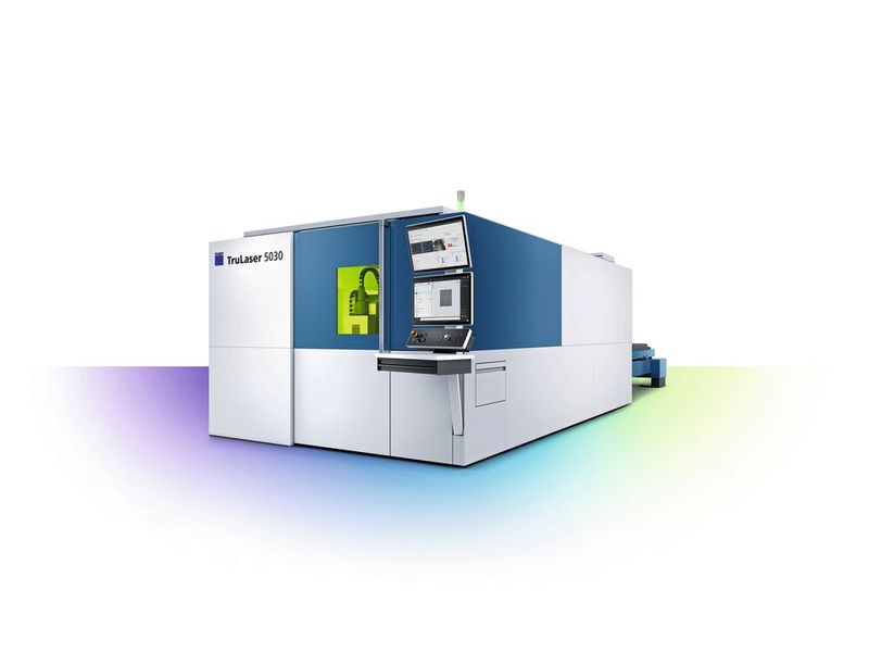 Die neue TruLaser 5000 hilft Kunden, ihre Maschine bestmöglich zu betreiben und Produktivzeit zu steigern, um so effizient wie möglich zu fertigen. (Bild: TRUMPF GMBH + CO. KG)