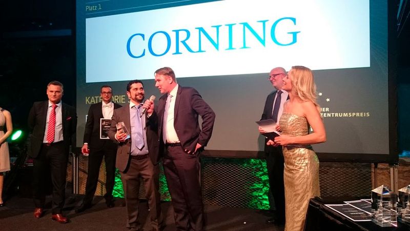 Sieger in der Kategorie RZ-IT und Netzwerk-Infrastrukturen: Corning (Bild: Tobias Mayer)