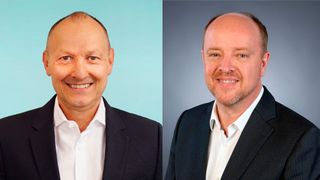 Klaus Schlichtherle, CEO von Infinigate (links), und Simon England, CEO von Nuvias, haben vereinbart, ihre Kräfte im Bereich der Sicherheitskommunikation zu bündeln.  (Foto: Infinigate / Nuvias)