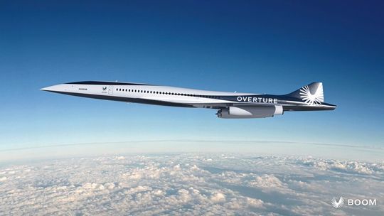 L'Overture de Boom Supersonic sera très probablement le premier avion commercial supersonique à rentrer en service depuis le retrait du Concorde en 2003.(Source :  Boom Supersonic)