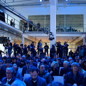 …Journalisten aus der ganzen Welt…(Foto:  Michel)