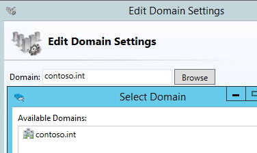 Durch einen Klick auf „Edit“ im Punkt „Domain“ können Administratoren die Domäne auswählen, mit der sich das Tool verbinden soll, um Benutzer zu verwalten. (Bild: Thomas Joos)