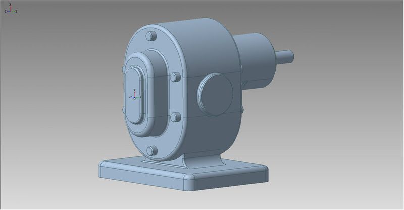 Das Vorher-Modell einer Geometrievereinfachung. (Bild: Camtex)