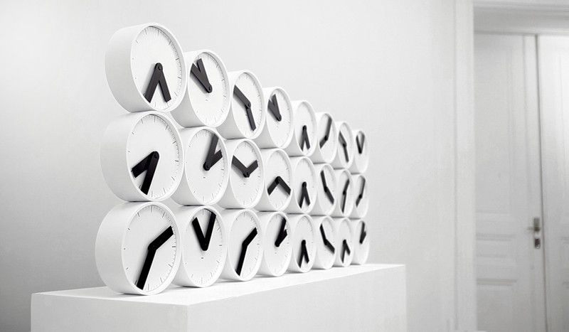 clock clock white ( humans since 1982)