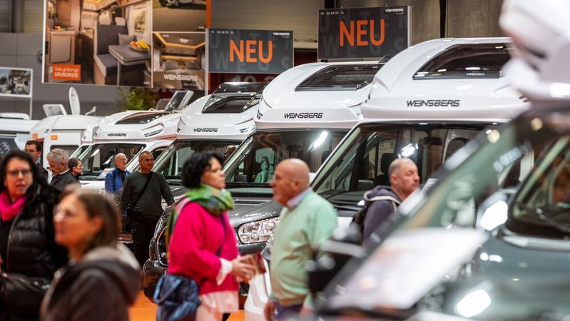 Die Caravaning- und Touristikmesse CMT in Stuttgart hat in diesem Jahr deutlich weniger Besucher verzeichnet.(Bild:  CMT/Messe Stuttgart)