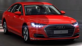 Der Audi A8 im virtuellen Showroom. (Screenshot Audi)