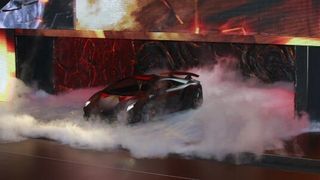 Straßenrakete: 570 PS katapultieren des Superlambo in 2,5 s auf 100 km/h. (Bild: Lamborghini)