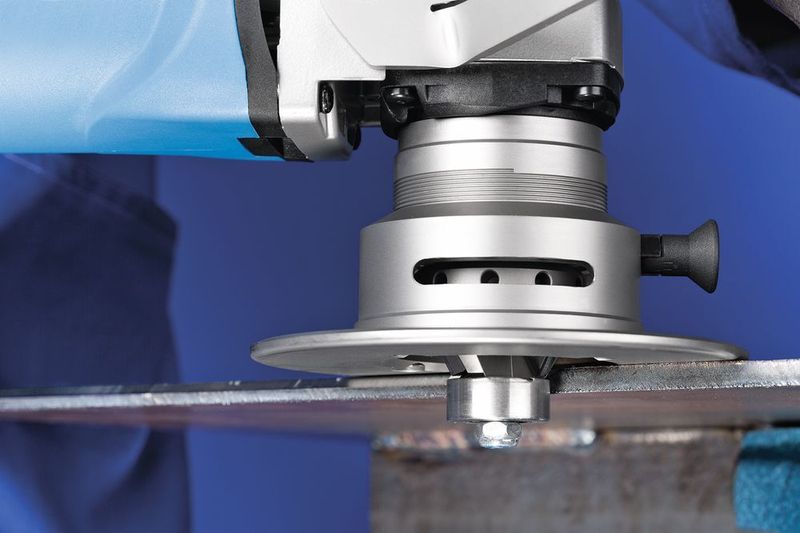 Das Kantenbearbeitungswerkzeug Edge Finish ist vor allem zur Bearbeitung mittlerer bis großer Stahlwerkstücke ausgelegt. (Pferd)