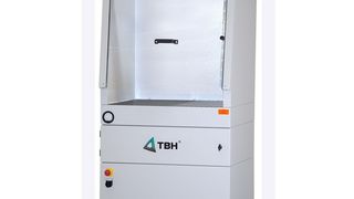 TBH Absaugkabinett DT 150 saugt Staub und kritische Gase ab. (Bild: TBH)