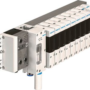 Motion Terminal: Mit den Apps können Maschinenentwickler neue Funktionen zuschalten, einen Basis-Maschinentyp erstellen und diese Maschine mit unterschiedlichen Ausprägungen nach Kundenwunsch ausstatten. (Bild:  Festo SE & Co. KG)