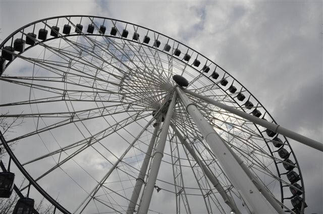 Anfang Januar wurde R80XL, das weltweit größte transportable Riesenrad in München vorgestellt, bevor es auf dem Seeweg an seinen Bestimmungsort in Mexiko transportiert wird. (Bild: Siemens)