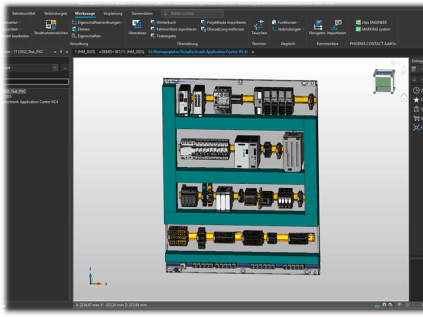 Datendurchgängigkeit am Beispiel der Schnittstelle von der ECAD-Software Eplan Electric P8 zur Engineering-Software Clipx Engineer von Phoenix Contact(Bild:  Phoenix Contact)