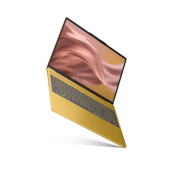Die Farben für die Geräte, hier Spicy Gold, hat Lenovo in Zusammenarbeit mit dem Pantone Institute entwickelt.  (Bild: Lenovo)