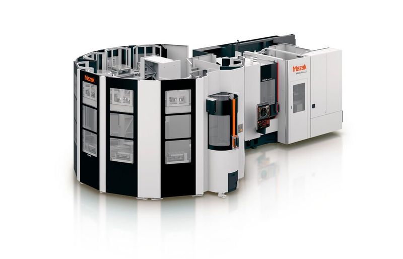 The VC-Ez 410 IP 40-taper vertical machining centre offers a fast ROI for high-volume manufacturing applications. (Source: Mazak)