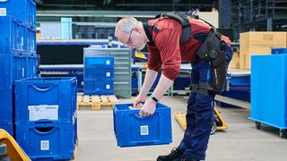 Beim Exo Day 2020 führt Ottobock auch sein Paexo-Back-Exoskelett vor. (Ottobock)