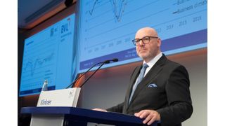 BVL-Vorstand Raimund Klinkner bei seiner Eröffnungsrede. (BVL/Bublitz)