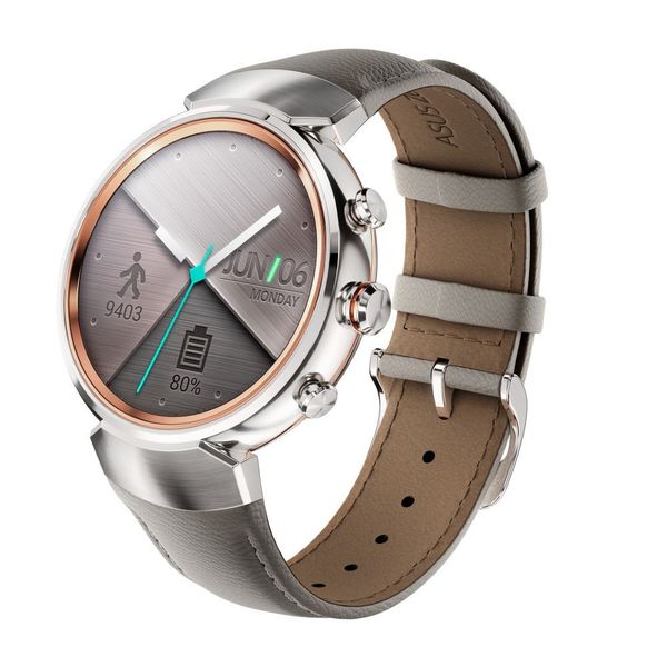 Die Zenwatch 3 in Silber mit Lederarmband soll 249 Euro (UVP) kosten. (Asus)